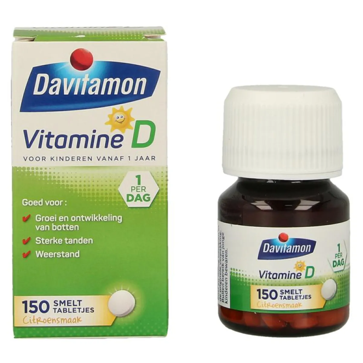 Davitamon Vitamine D Kind 150 Smelttabletjes