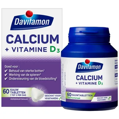 Davitamon Calcium + Vitamine D3 60 Tabletten