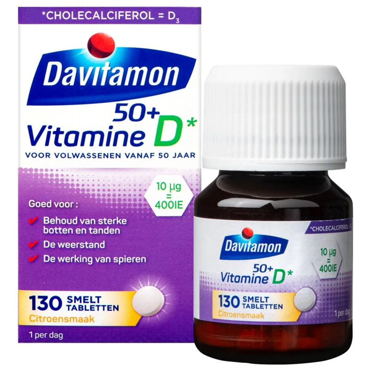 Davitamon Vitamine D 50+ 130 Tabletten