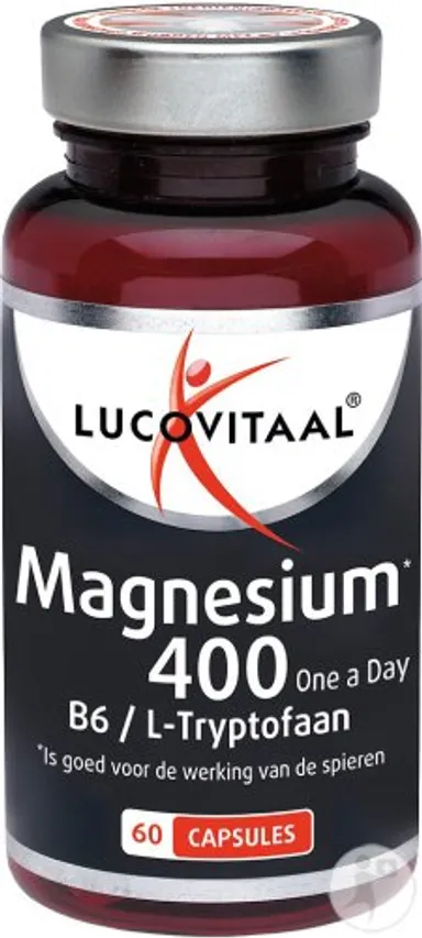 Lucovitaal Magnesium 400 B6 L-Tryptofaan 60 Capsules