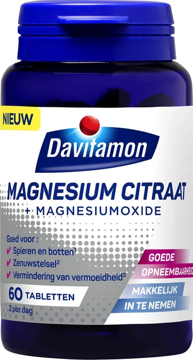 Davitamon Magnesiumcitraat 60 Tabletten