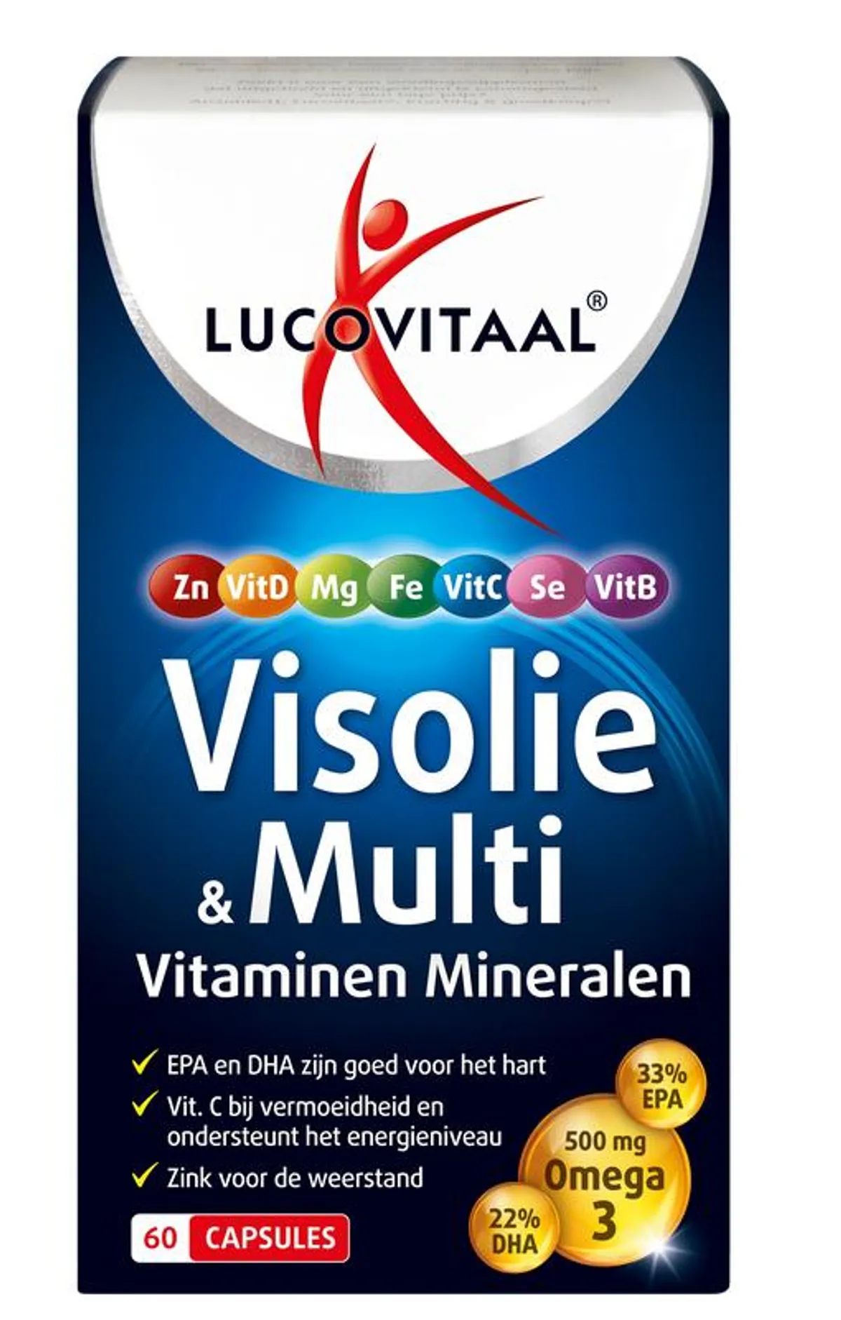 Lucovitaal Visolie & Multi 60 Capsules