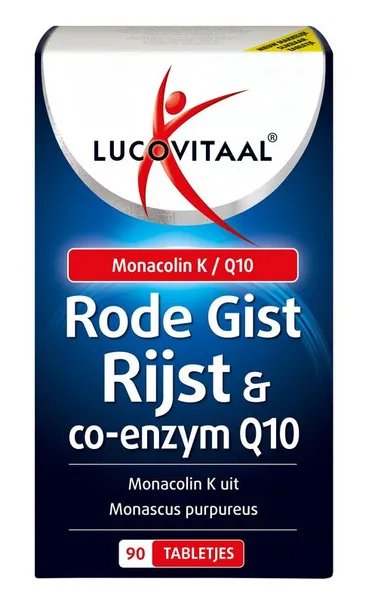 Lucovitaal Rode-Rijstgist + Coenzym Q10 90 Tabletten