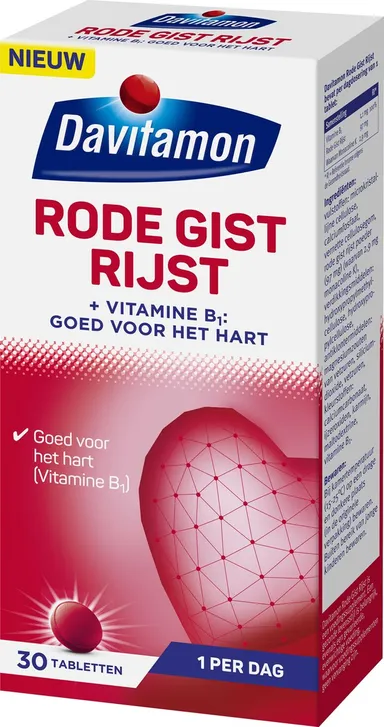 Davitamon Rode-Rijstgist 30 Tabletten
