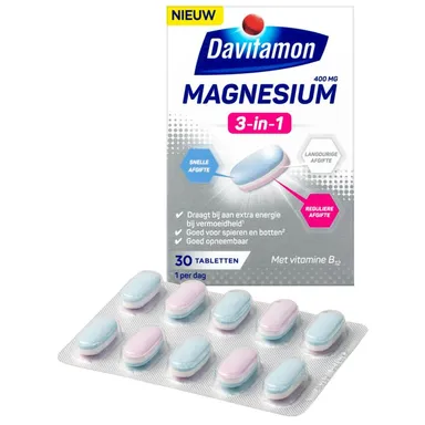 Davitamon Magnesium 3-in-1 30 Tabletten