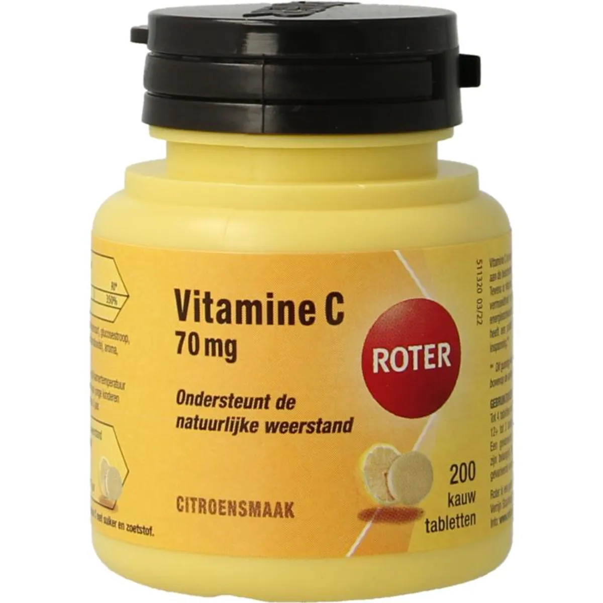 Roter Vitamine C 70 Mg 200 Kauwtabletten