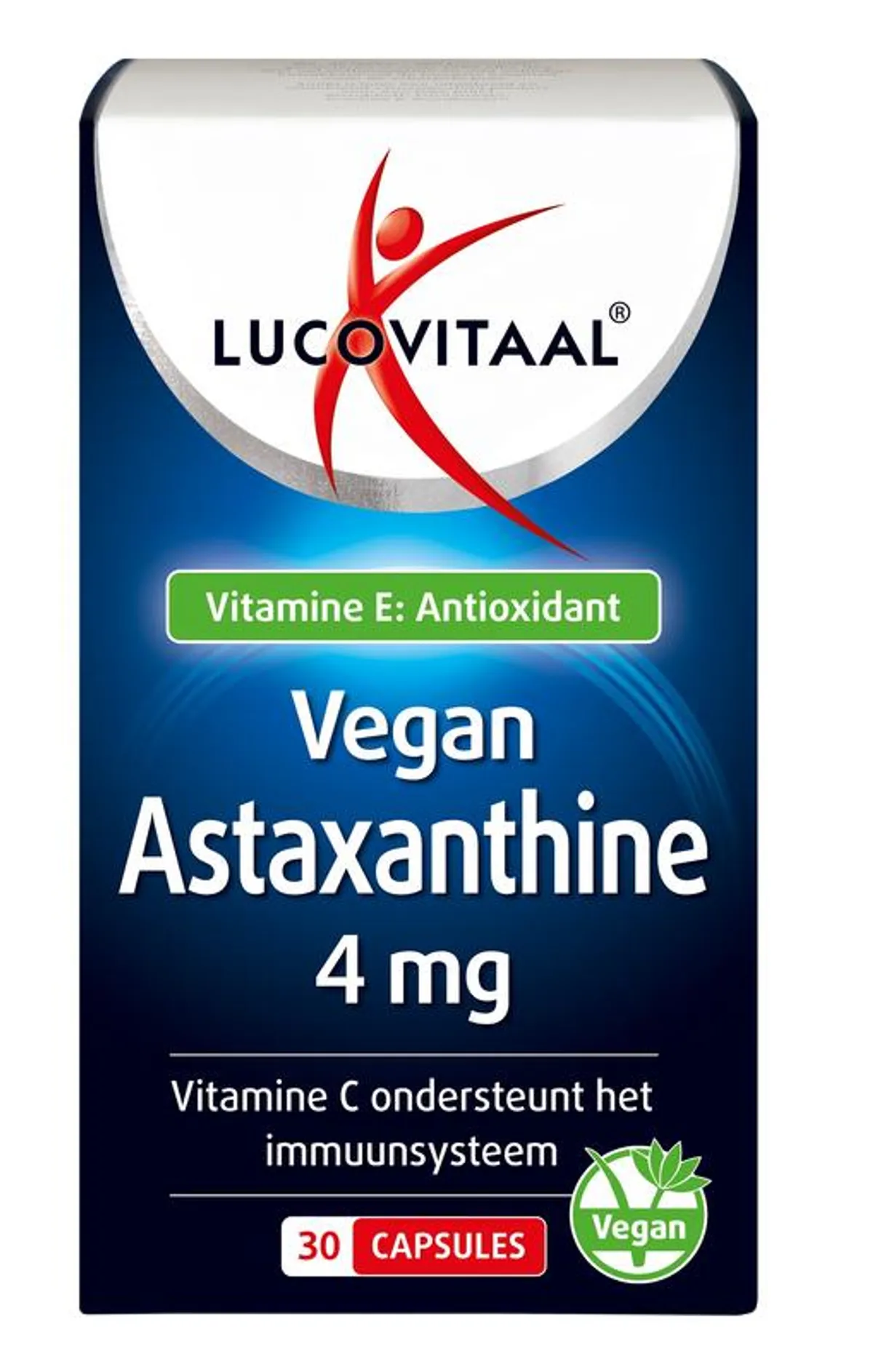Lucovitaal Vegan Astaxanthine 4 mg 30 Capsules