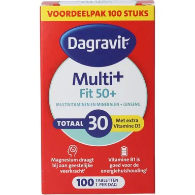 Dagravit Totaal 30 Vitaal 50+ 100 Tabletten