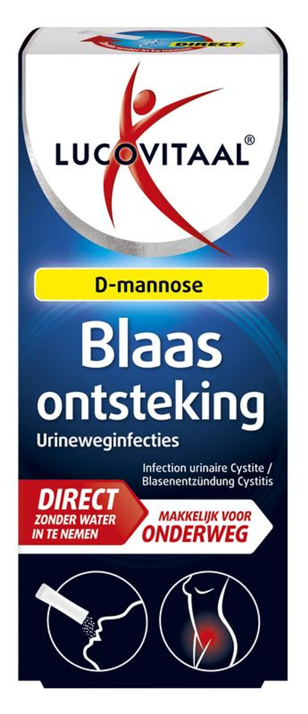 Lucovitaal Urineweginfectie D-Mannose 6 Stuks