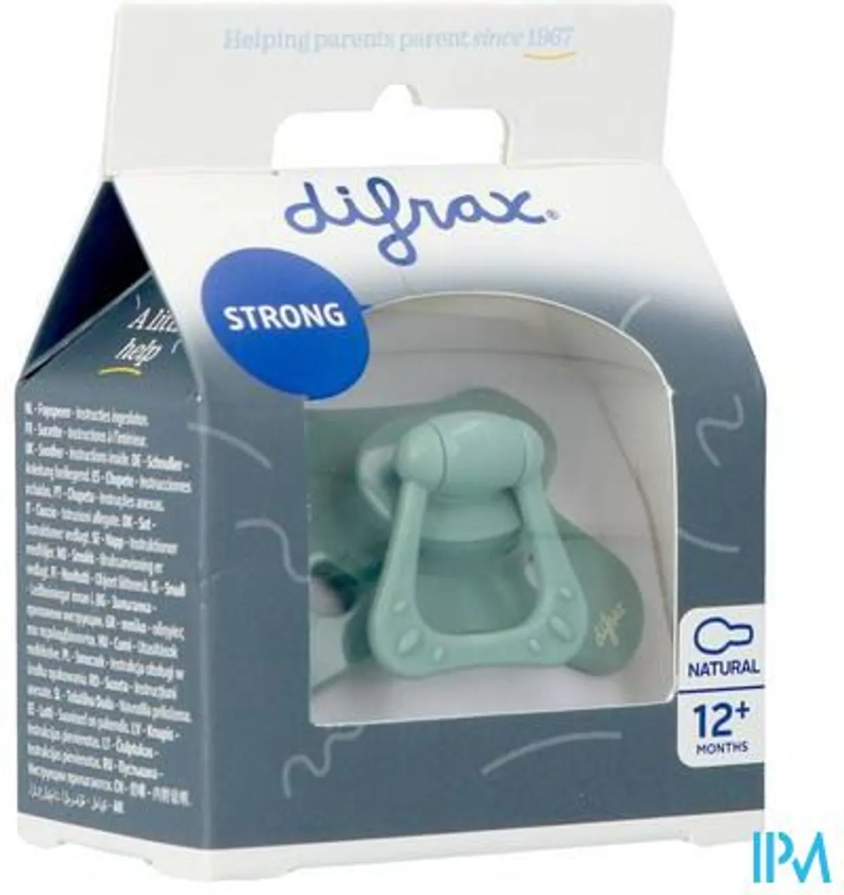 Difrax Fopspeen Natural +12 Sage