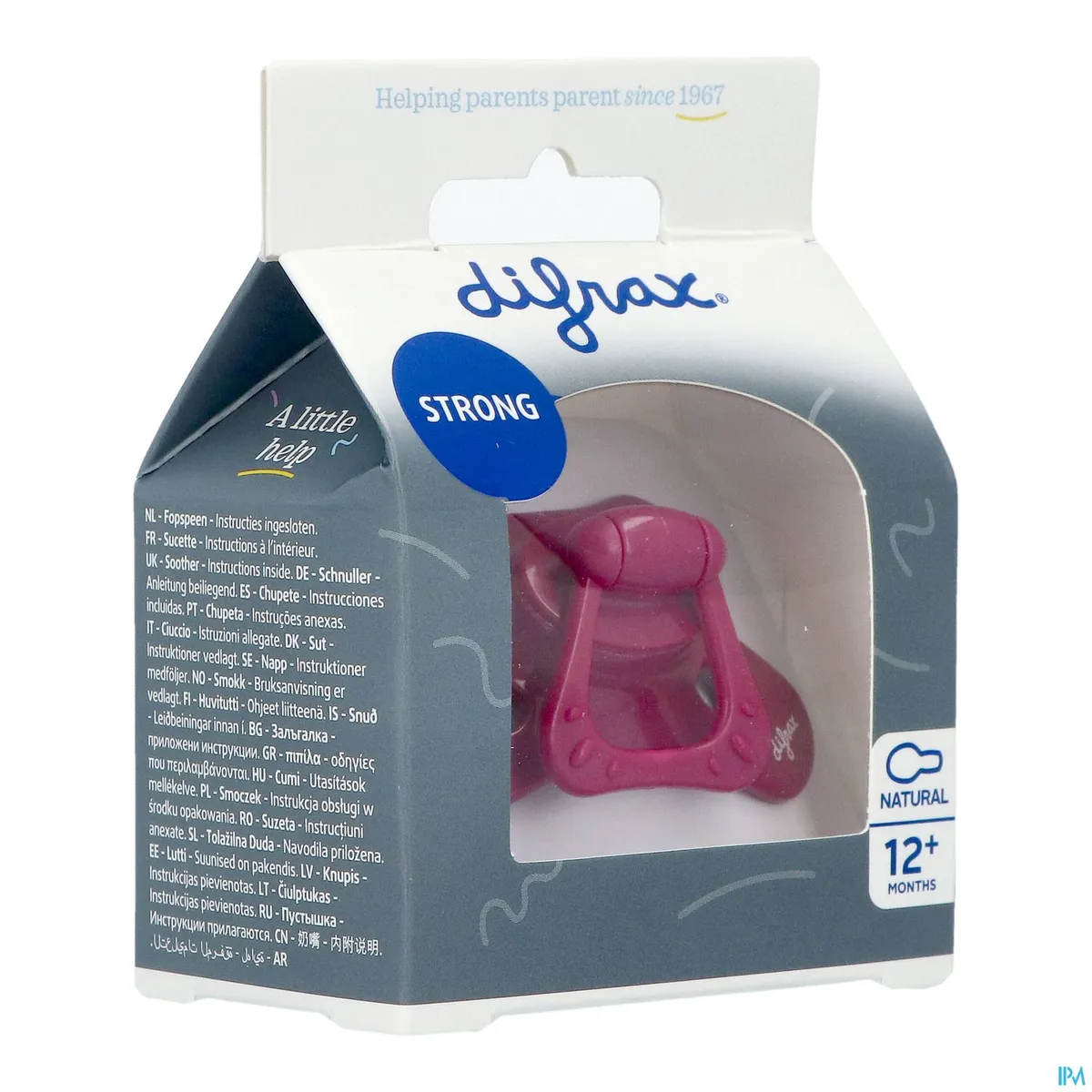 Difrax Sucette Natural 12+ Wildberry