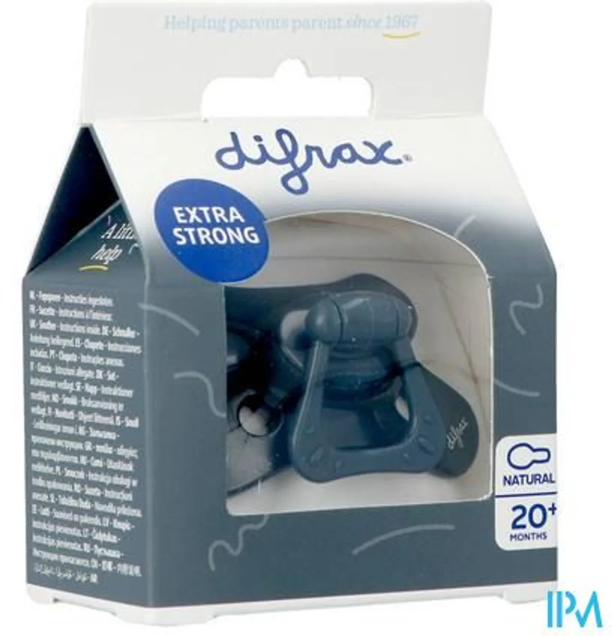 Difrax Sucette Natural +20m Blackberry