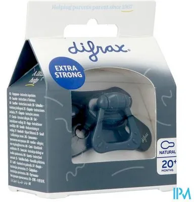 Difrax Sucette Natural +20m Blackberry