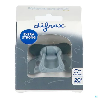 Difrax Sucette Natural +20m Stone