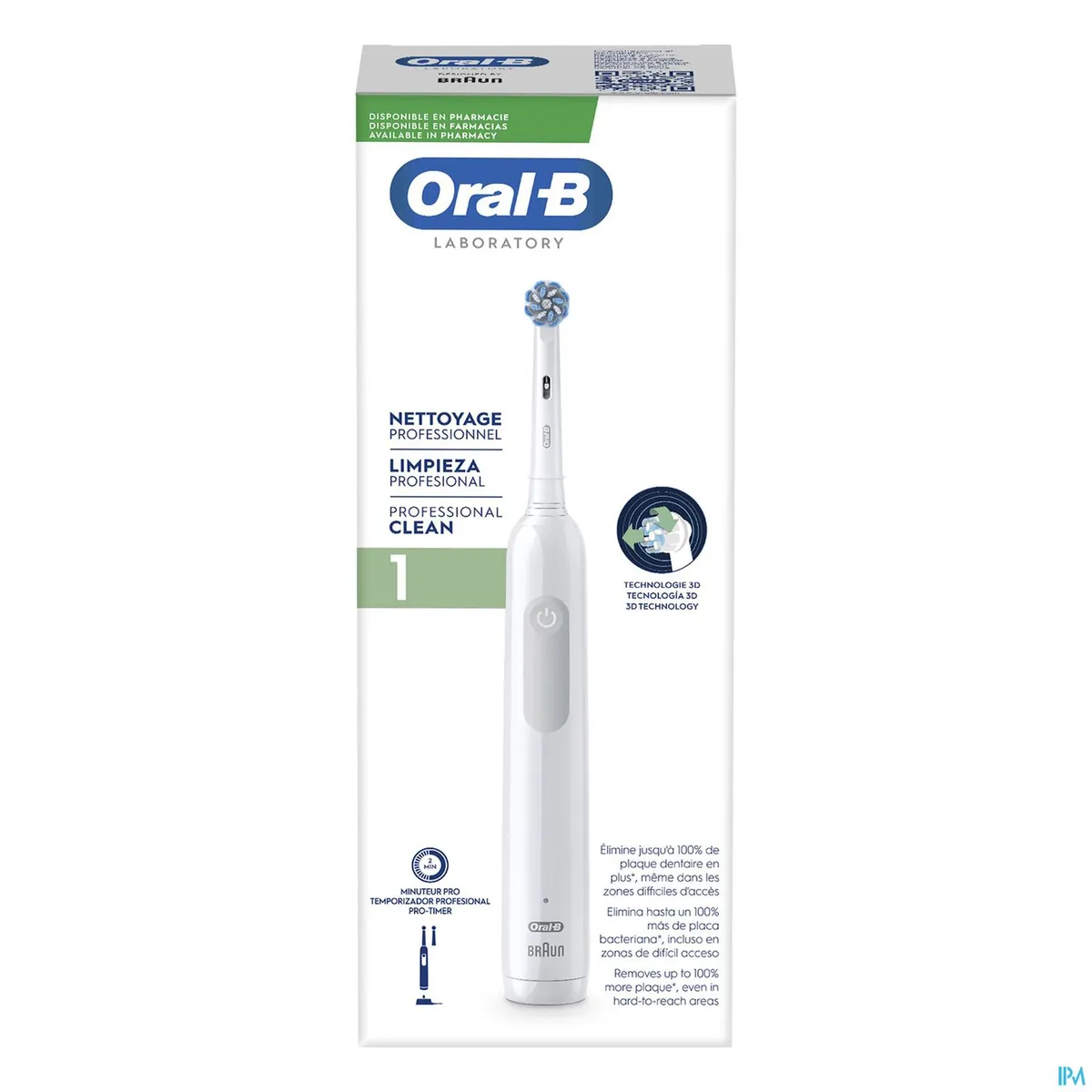 Oral-B Laboratory 1 Elektrische Tandenborstel 1 Stuk