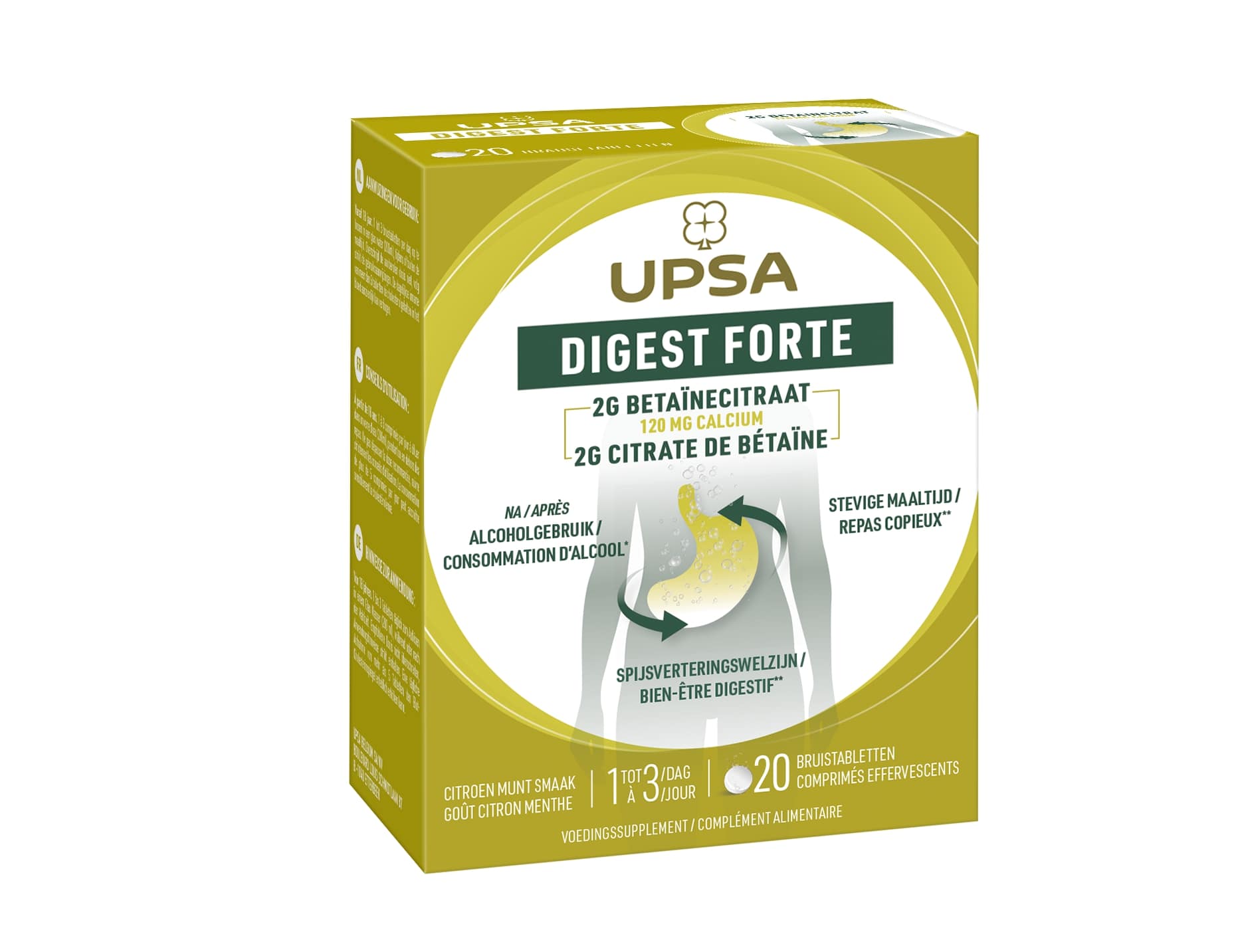 UPSA Digest Forte 20 unités - Digestion - Transit | Parapharmacie en ...