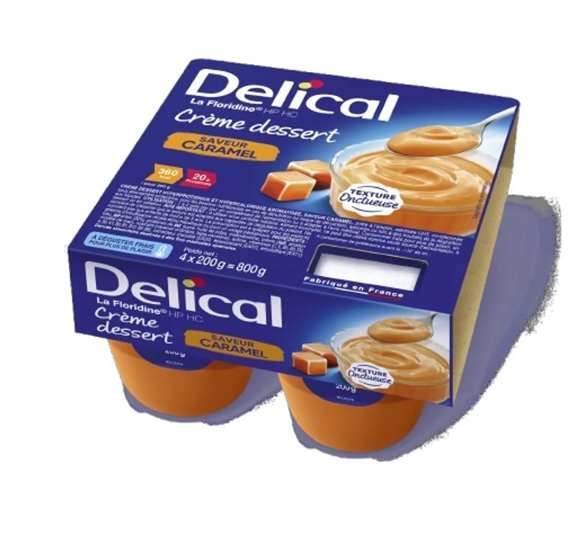 Delical Crème Dessert La Floridine Karamel 4x200 g