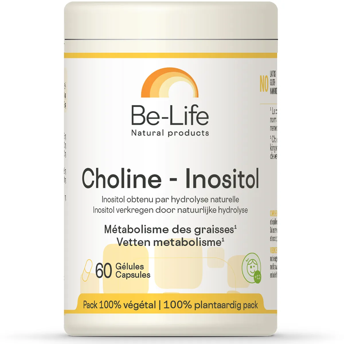 Be Life Choline Inositol 60 Capsules
