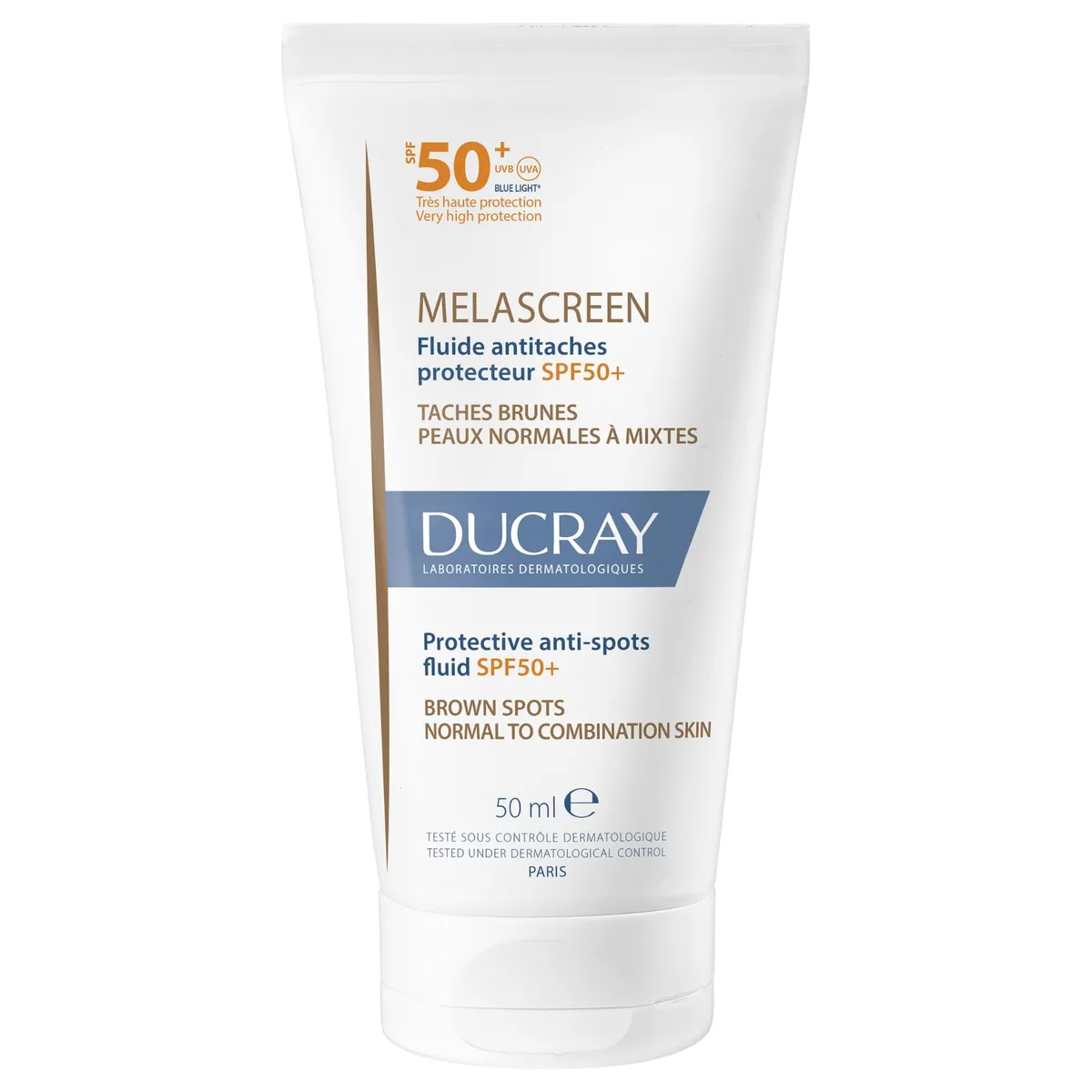 Ducray Melascreen Beschermende Fluide Tegen Pigmentvlekken Spf50+ 50Ml