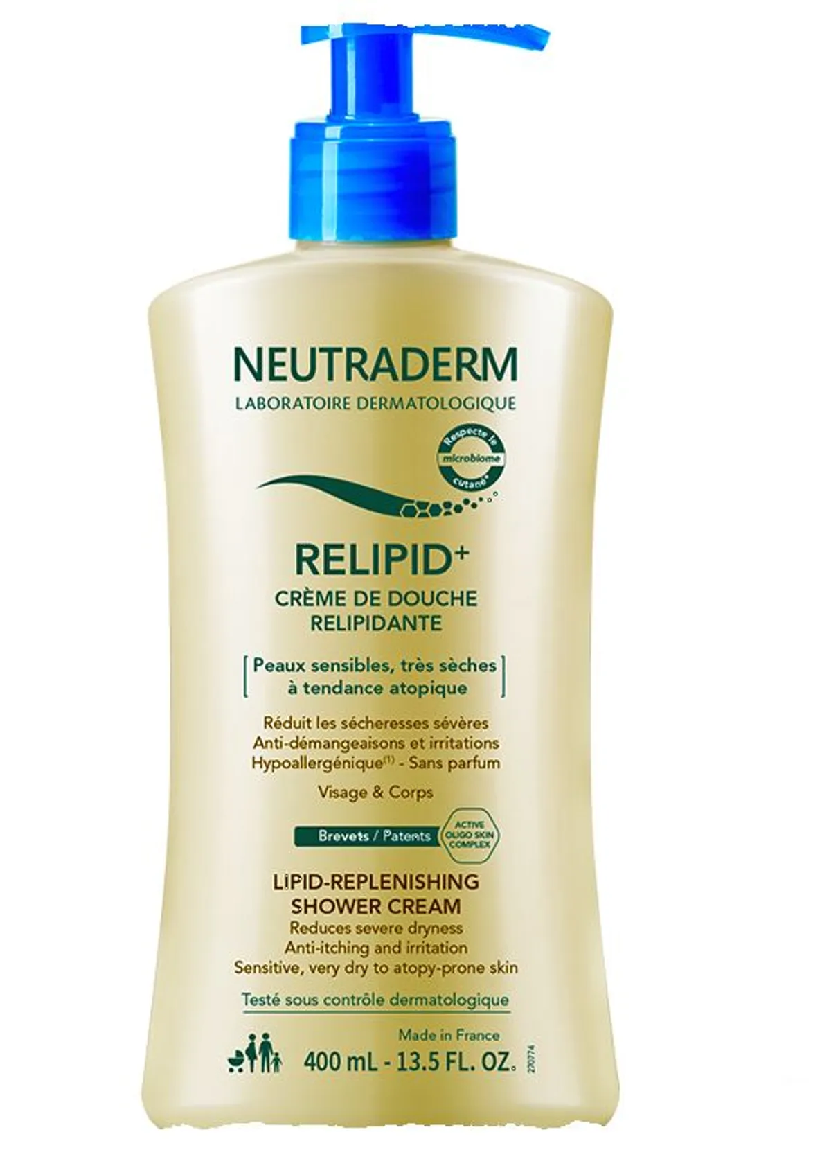 Neutraderm Crème Lavante Relipid+ 400ml
