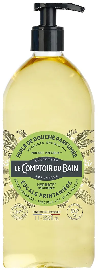 Le Comptoir Du Bain Huile de Douche Parfumée Muguet 1L