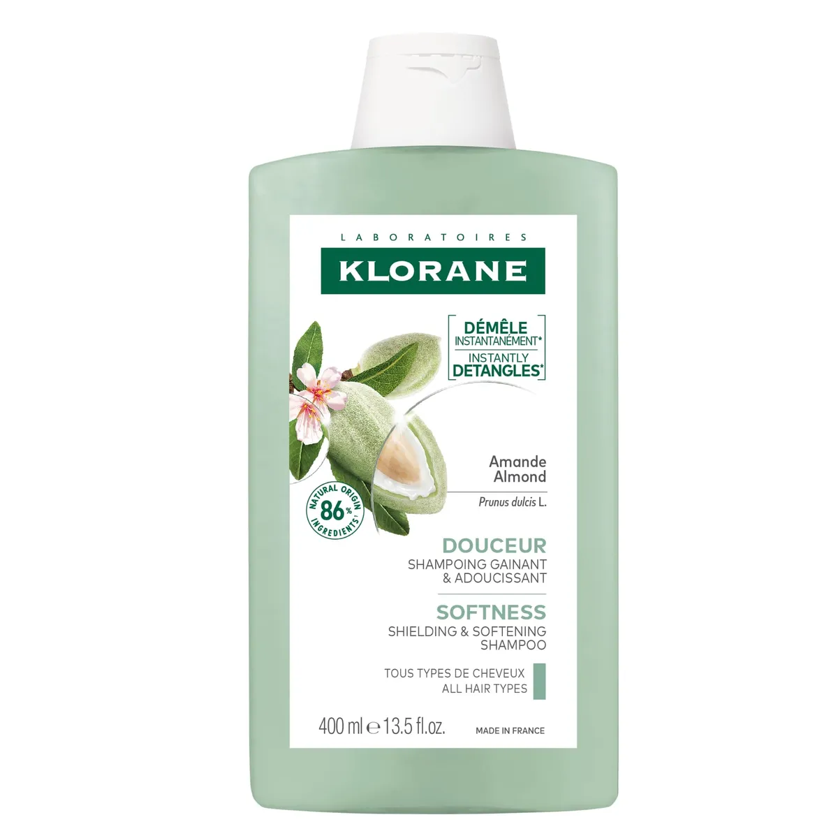 Klorane Amandel Verzachtende Shampoo 400Ml