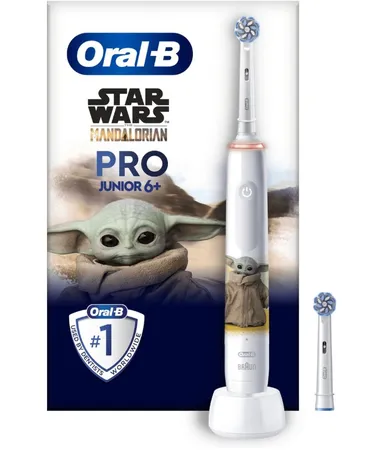 Oral-B PRO3 Brosse à Dents Electrique Junior Yoda + 1 Recharge