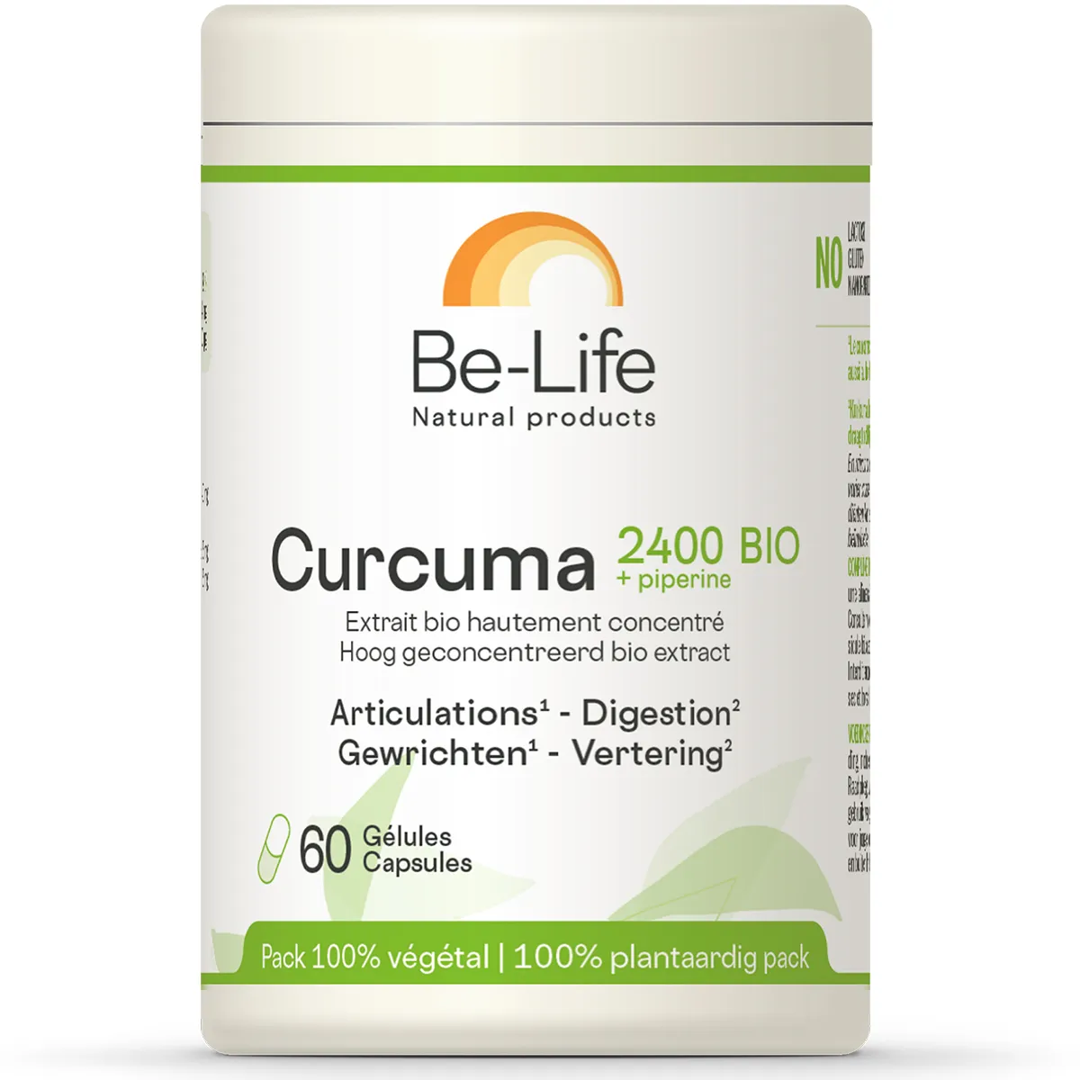 Be Life Kurkuma 2400 Bio 60 Capsules