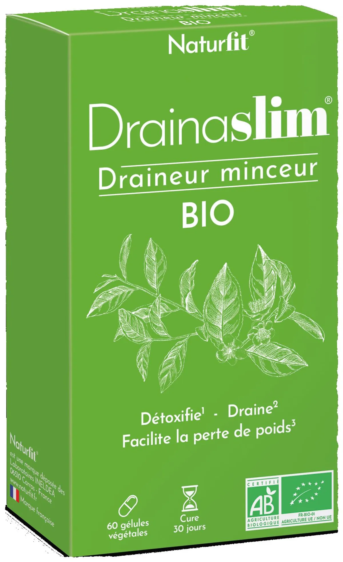 NaturFit Drainaslim 60 Gélules