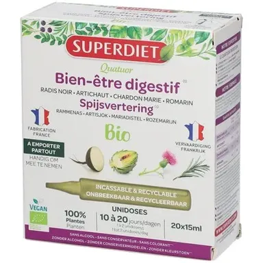 SuperDiet Bien-être Digestif Bio 20x15ml
