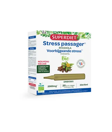 Super Diet Tijdelijke Stress Rhodiola 20x15 ml