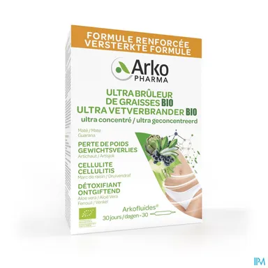 Arkofluides Ultra Brûleur de Graisses Bio 30x10ml