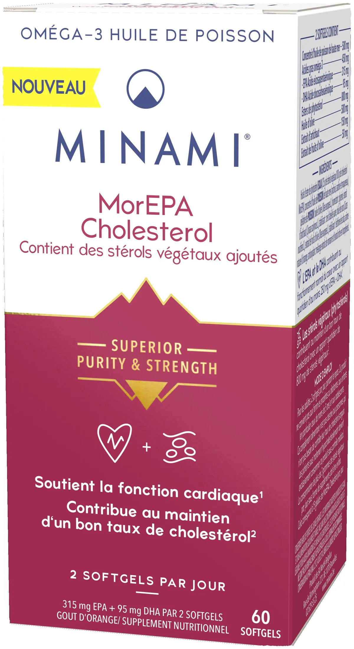 Minami MorEPA Cholesterol 60 Capsules