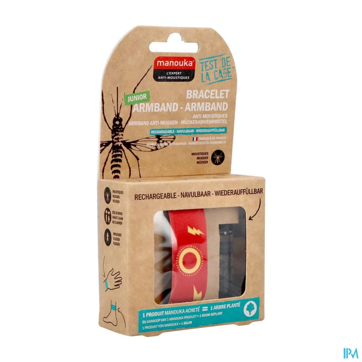 Manouka Bracelet Anti-Moustiques Kids Eclair