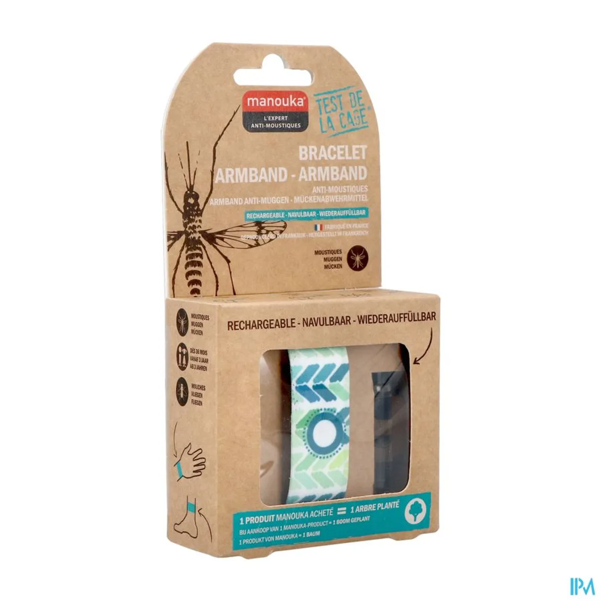 Manouka Bracelet Anti-Moustiques Teens Graphique