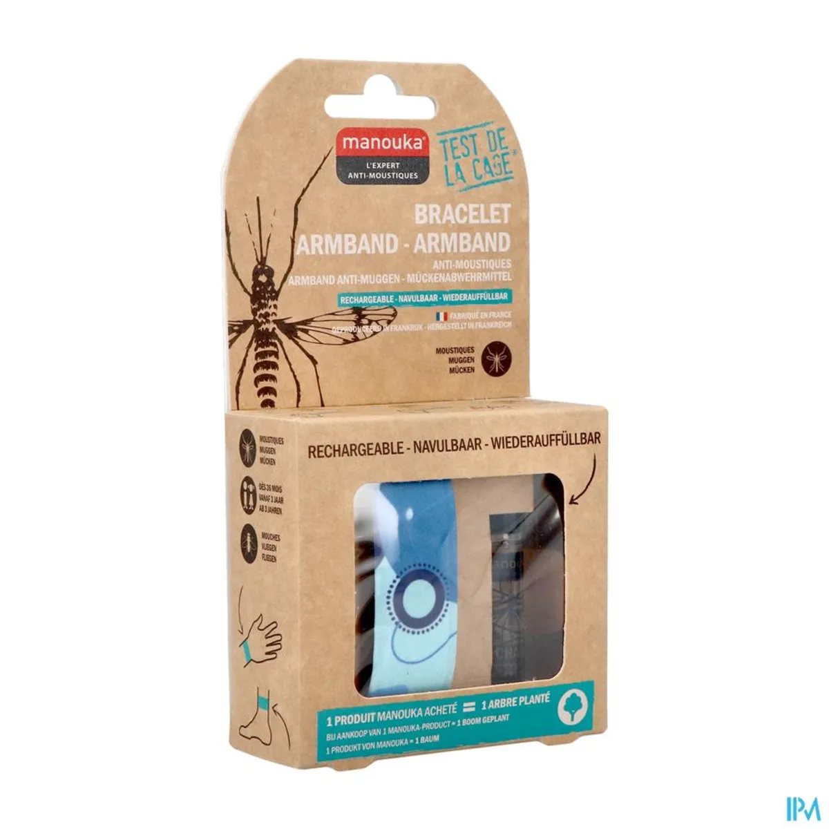 Manouka Bracelet Anti-Moustiques Teens Geometrique
