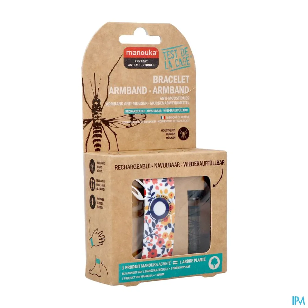 Manouka Bracelet Anti-Moustiques Teens Liberty