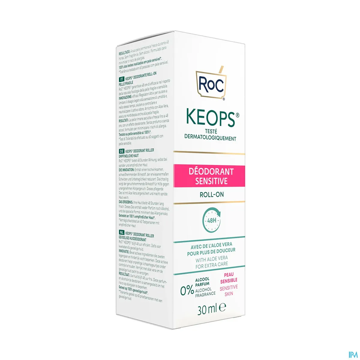 RoC Keops Déodorant Sensitive Skin Roll-On 30ml