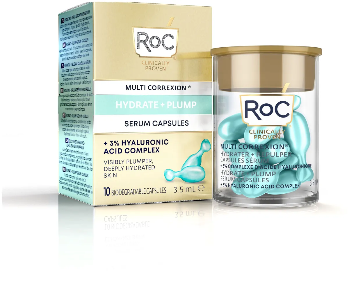 Roc Multi Correxion Hydrater Repulper Sérum 10 Capsules