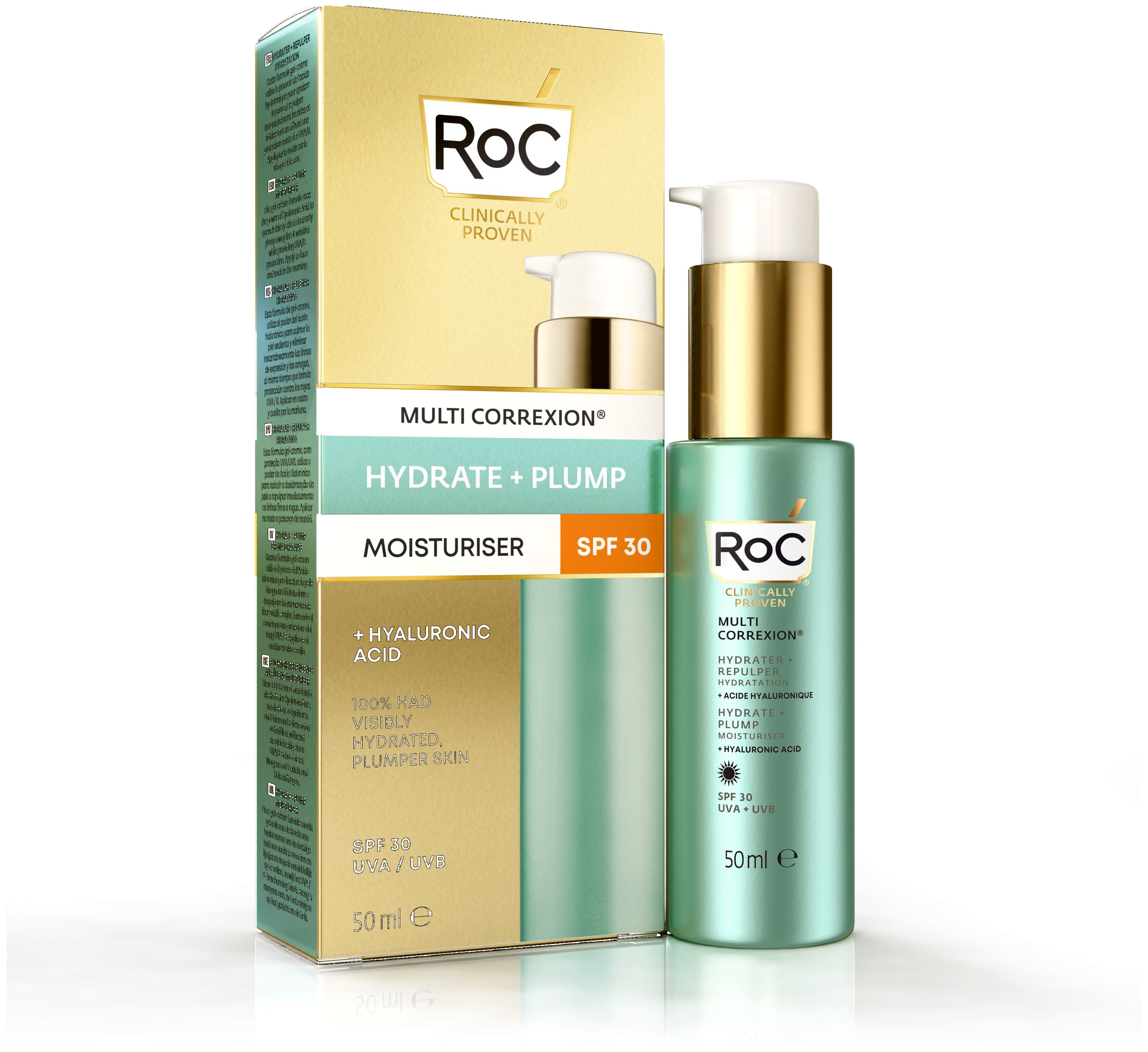 Master Roc Products Roc Multi Correxion Hydrater + Repulper Crème IP30 50ml | Parapharmacie ...