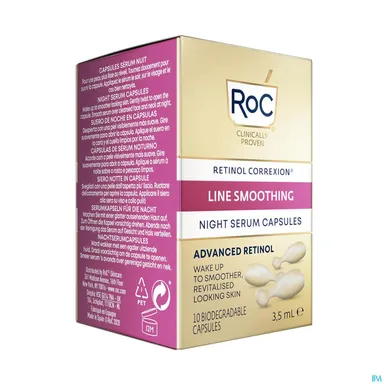 Roc Retinol Correxion Gladstrijkende Verzorging Nachtserum 10 Capsules