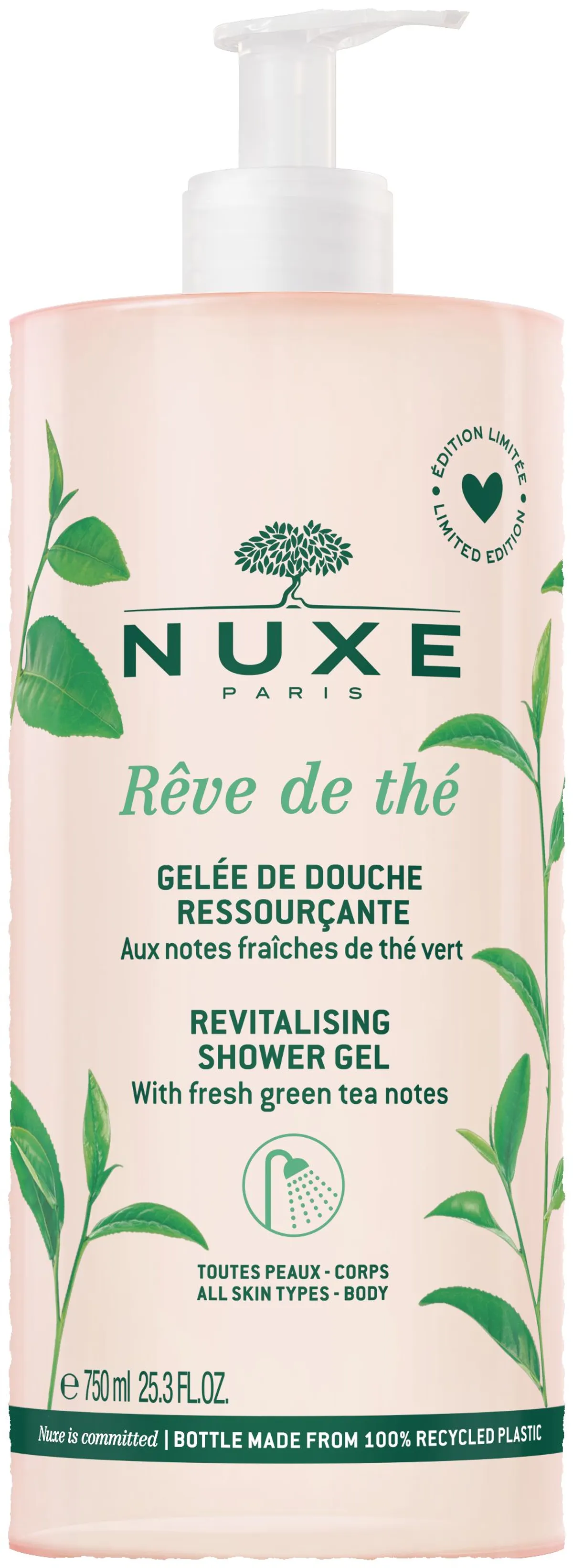 Rêve De Thé Nuxe Gelée De Douche Ressourçante 750ml