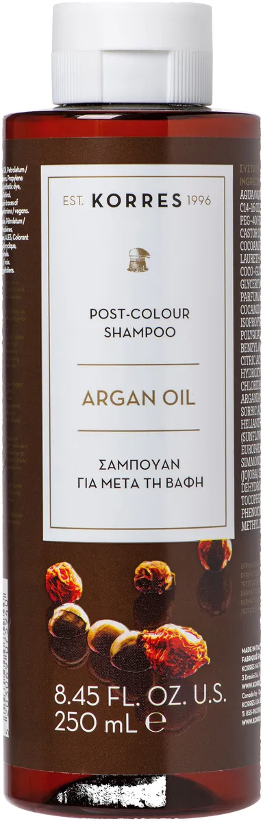 Korres Shampooing Professionnel Post-Coloration Argan 250ml