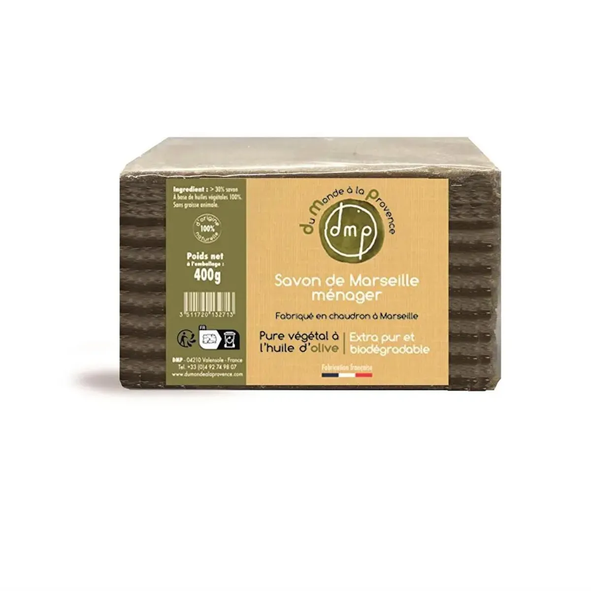 Du Monde A La Provence Huishoudelijke Marseillezeep 400 g