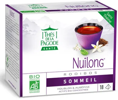 Thés de La Pagode Nuilong Bio 18 Zakjes