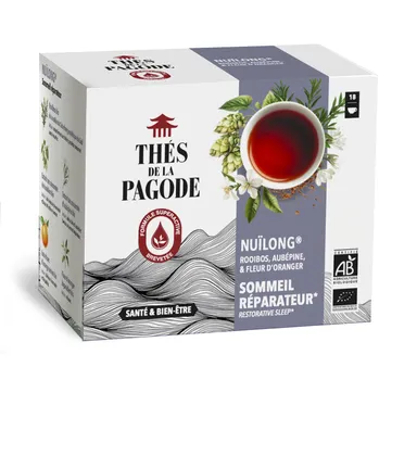 Thés de La Pagode Nuilong Bio 18 Zakjes