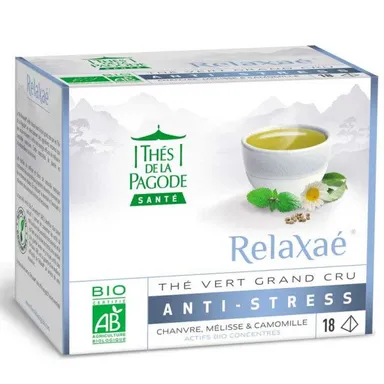 Thés De La Pagode Relaxaé Bio 18 Sachets