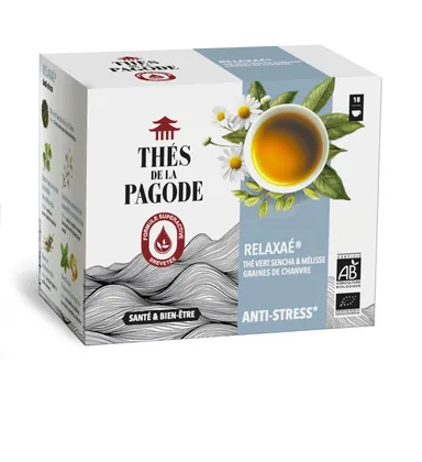 Thés De La Pagode Relaxaé Bio 18 Zakjes