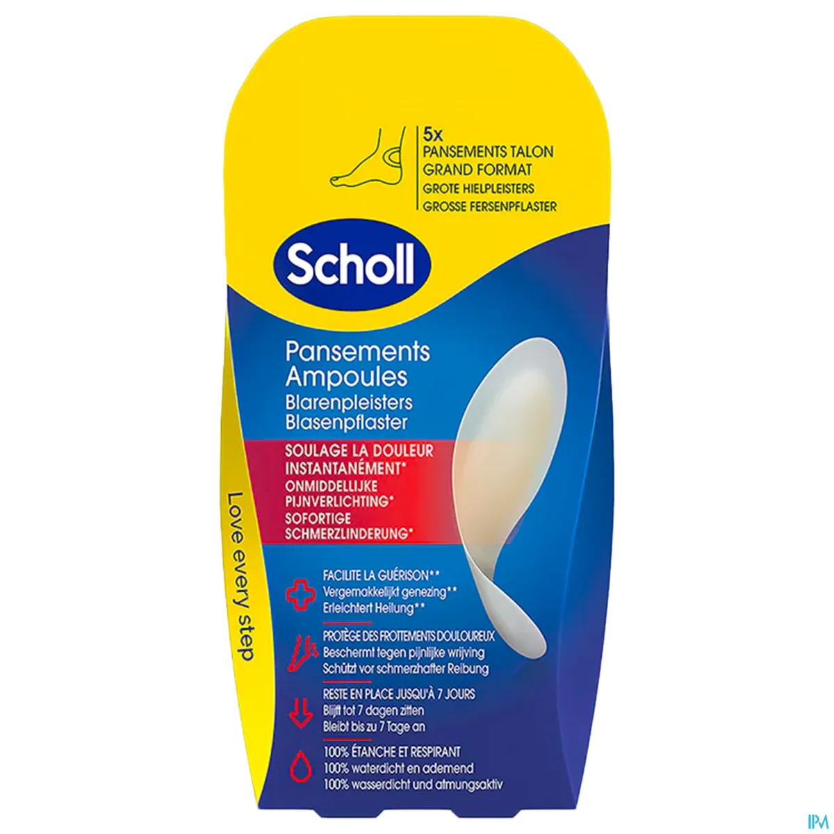 Scholl Grote Blaarpleisters 5 pleisters