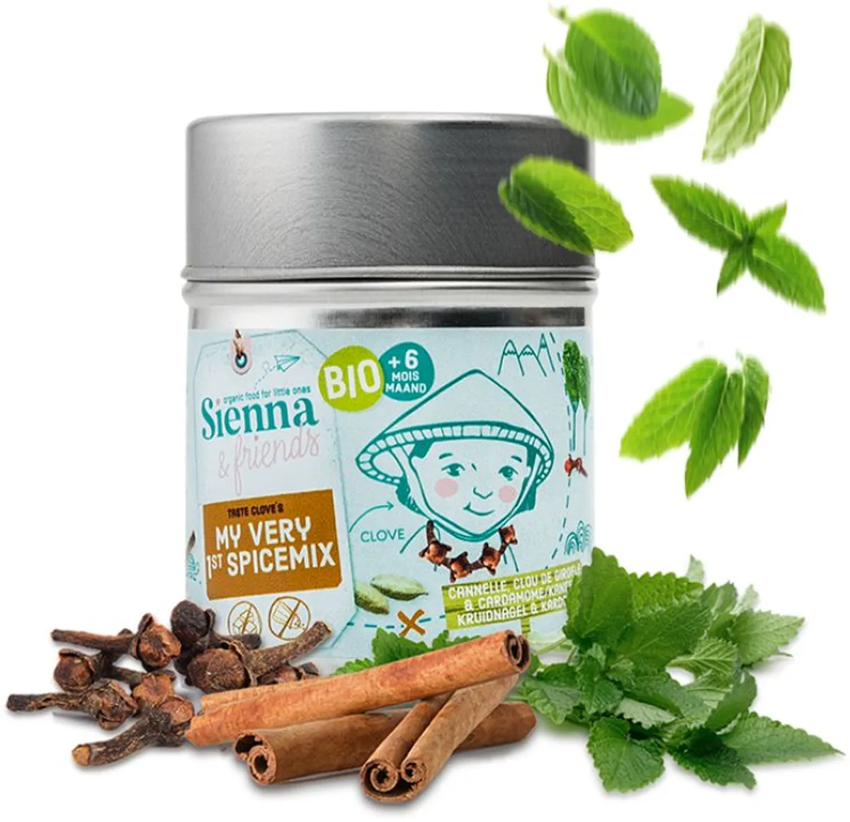 Sienna & Friends Mon Tout 1er Mix D'Epices +6 Mois 37g